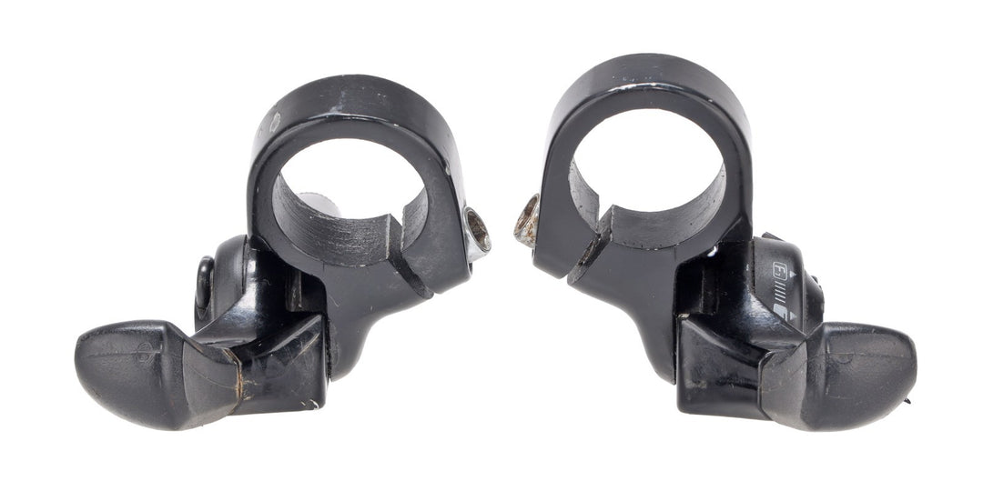Suntour XC Pro 3 x 7 Spd Mountain Bike Thumb Shifter Set Accushift Plus Vintage