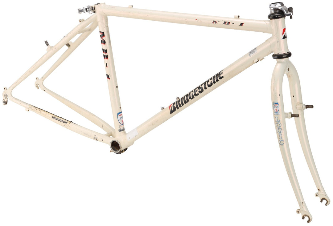 Bridgestone MB-1 Steel Mtn Bike Frameset XS Pearl Tusk Ritchey Logic RARE 1993