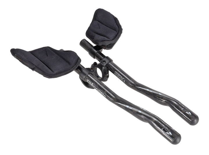 Profile Design T2+ Cobra Carbon Clip On Triathlon Bike Aerobar Extensions 31.8mm