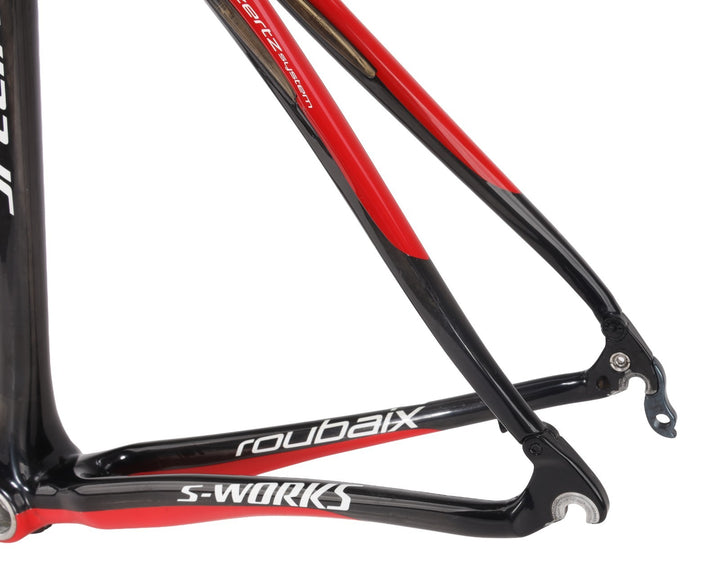Specialized S-Works Roubaix Carbon Road Bike Frameset 58cm RED 700c QR Rim 2006