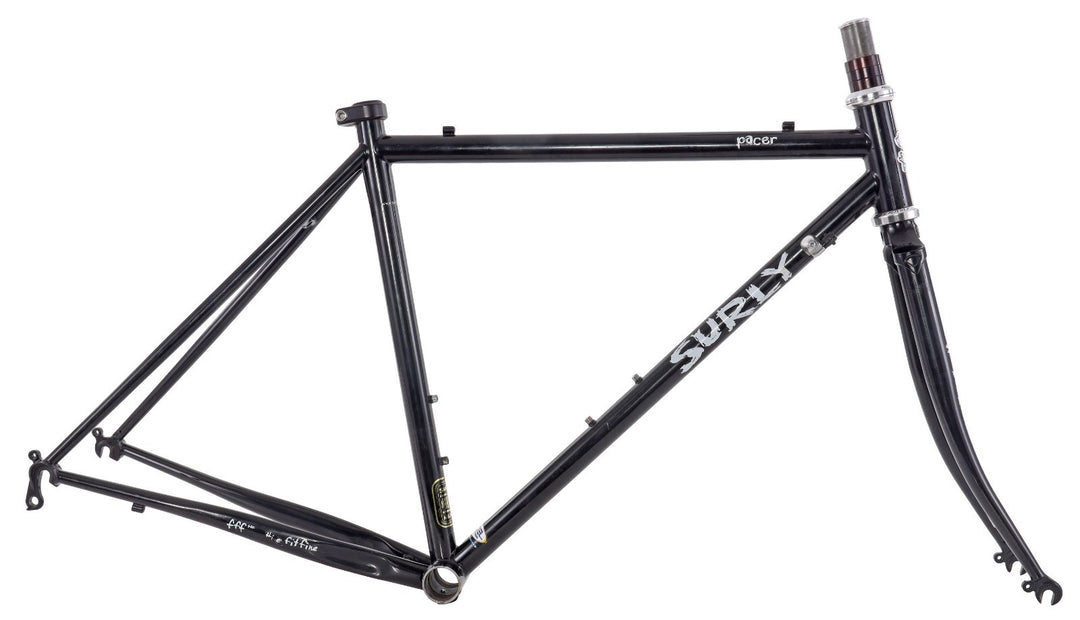 Surly Pacer Steel Road Bike Frameset 50cm BLACK 700c Race Cycling 4130 CX 2002