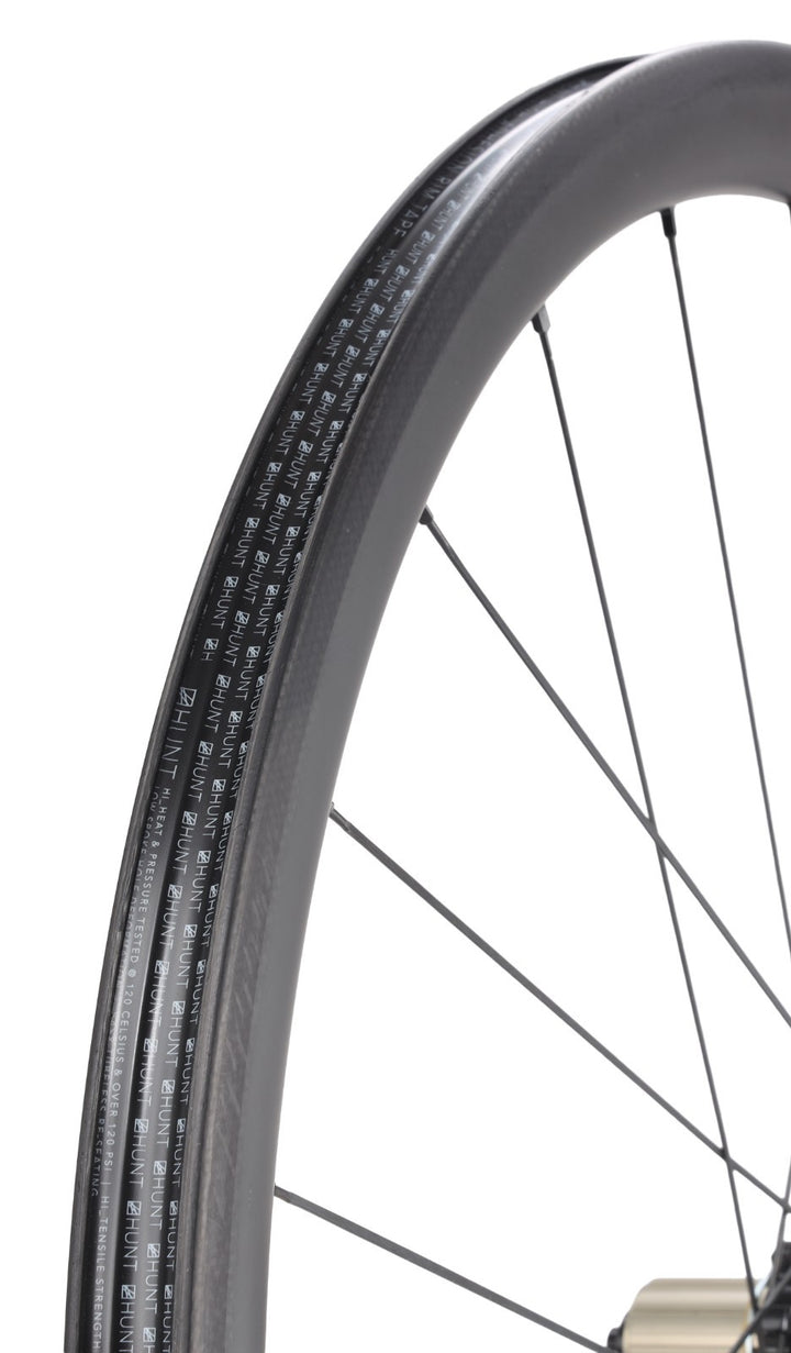 HUNT 36 Carbon Tubeless Road Bike REAR Wheel Shimano 11 Spd 700c QR Rim Gravel
