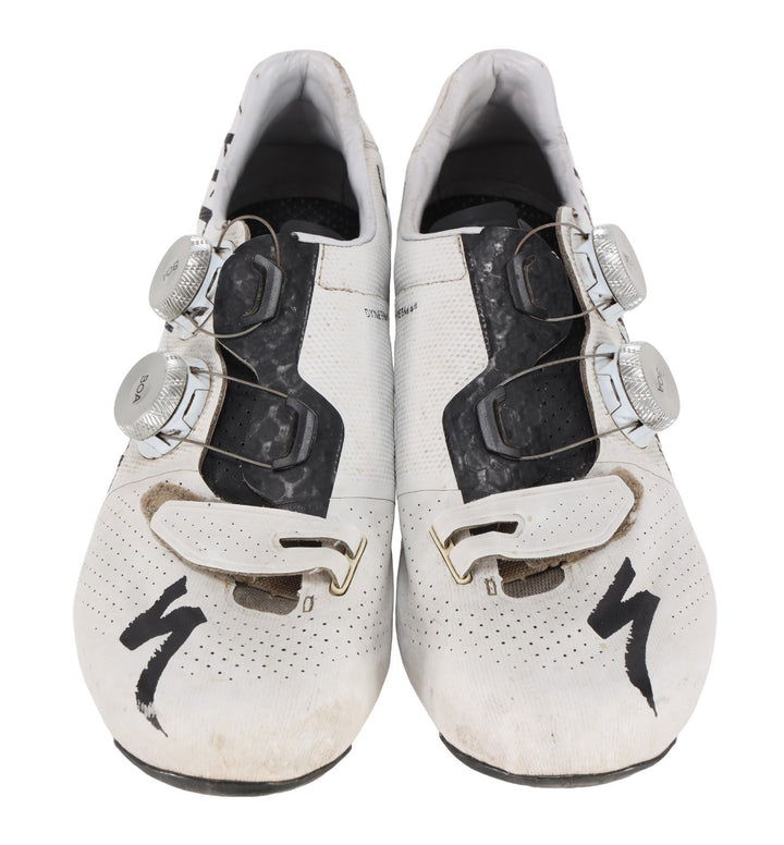 Specialized S-Works Road 7 Carbon Shoes EU 39.5 Mens US 7.25 White 3-Bolt BOA