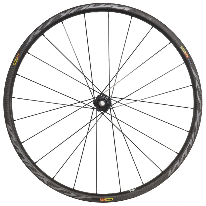 Mavic Ksyrium Pro Carbon SL Road Bike Tubular FRONT Wheel Disc 15mm CX FOR PARTS