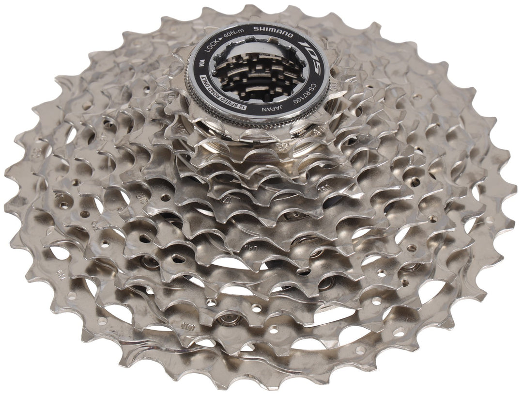 Shimano 105 CS-R7100 12 Speed Road Bike Cassette 11-34T Hyperglide Steel Cogs