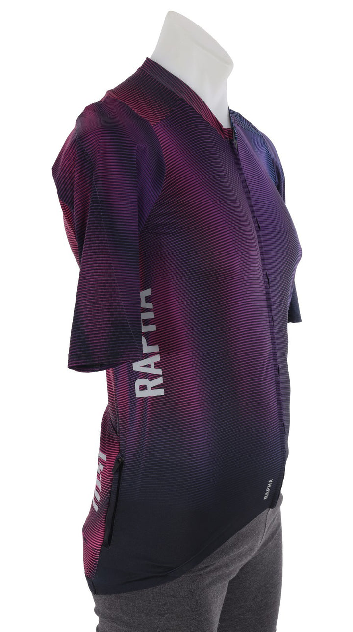 Rapha Pro Team Short Sleeve Cycling Jersey Men XL PURPLE FADE Road Bike Gravel