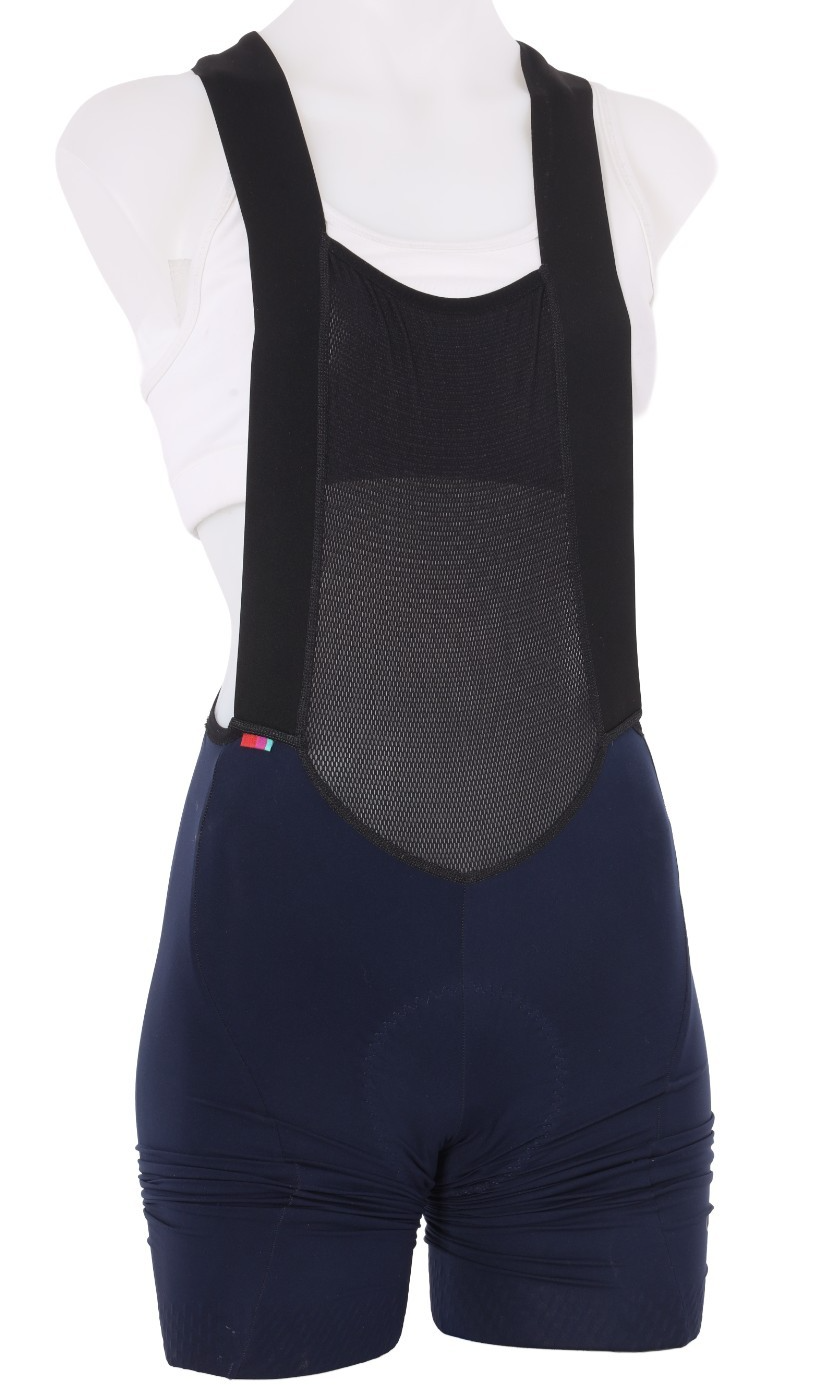 Velocio Luxe Cycling Bib Short Women SMALL Navy Road Bike Gravel Cycling
