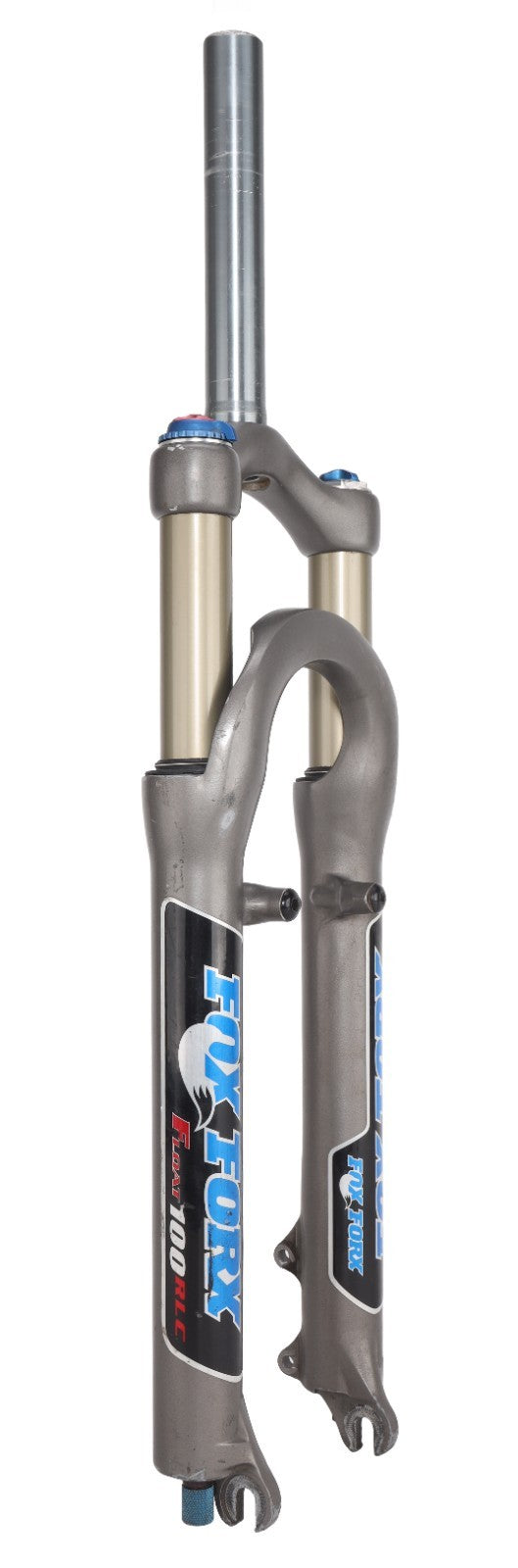 Fox Float 100mm RLC Mountain Bike Fork 26" Disc 32mm GREY 9x 100mm QR MTB XC