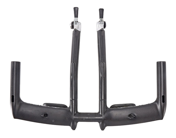 Easton Attack Carbon TT Aerobars Bullhorns 26x 38cm w/ 105 Shifters Triathlon