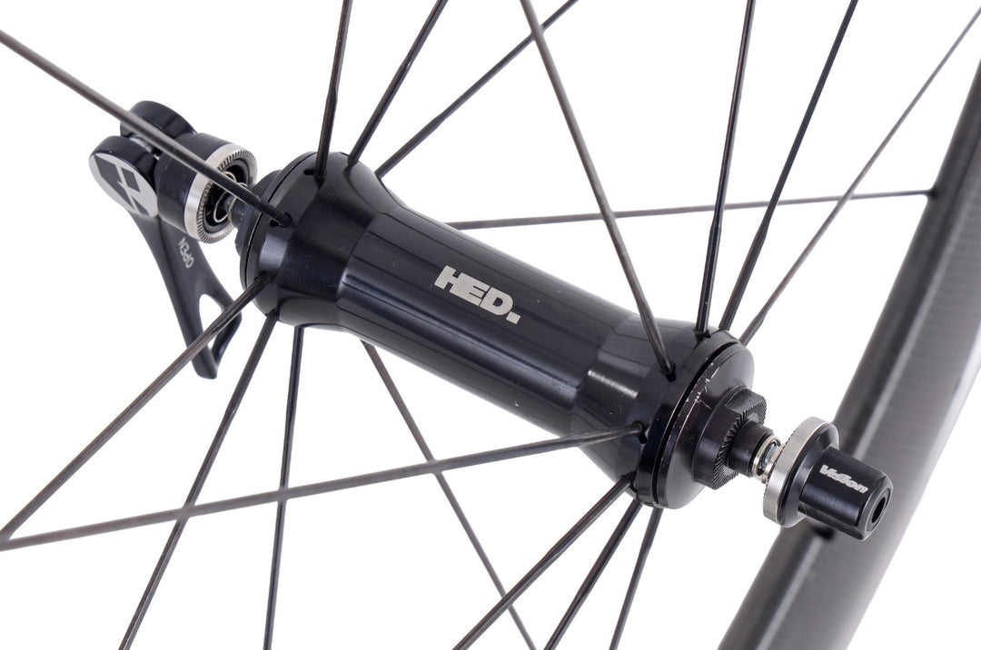 HED Jet 6 Carbon/Alloy Clincher Road Bike Wheelset Shimano 10s 700c Rim Brake QR