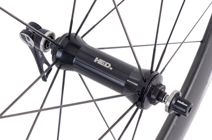 HED Jet 6 Carbon/Alloy Clincher Road Bike Wheelset Shimano 10s 700c Rim Brake QR