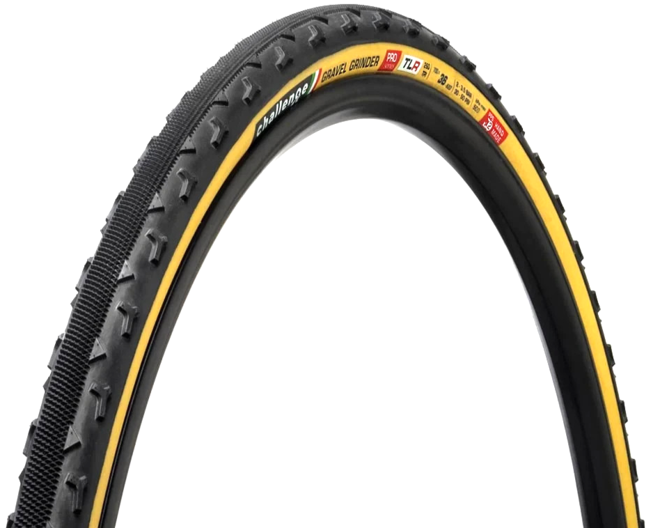 Challenge Gravel Grinder Pro TLR Cyclocross Bike Tires 700 x 36c Tanwall 260TPI
