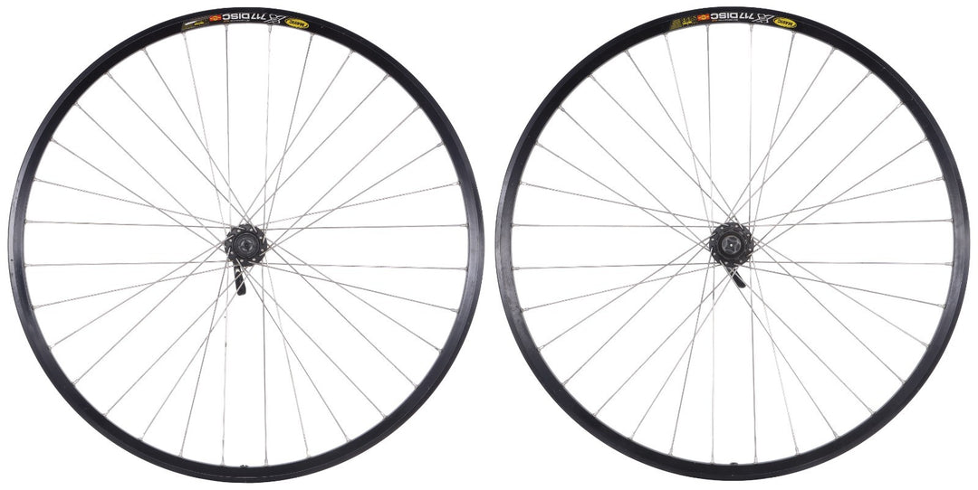 Mavic X717 Disc 26" XT M765 Alloy Clincher Mtn Bike Wheelset Shimano 9/10 Spd QR