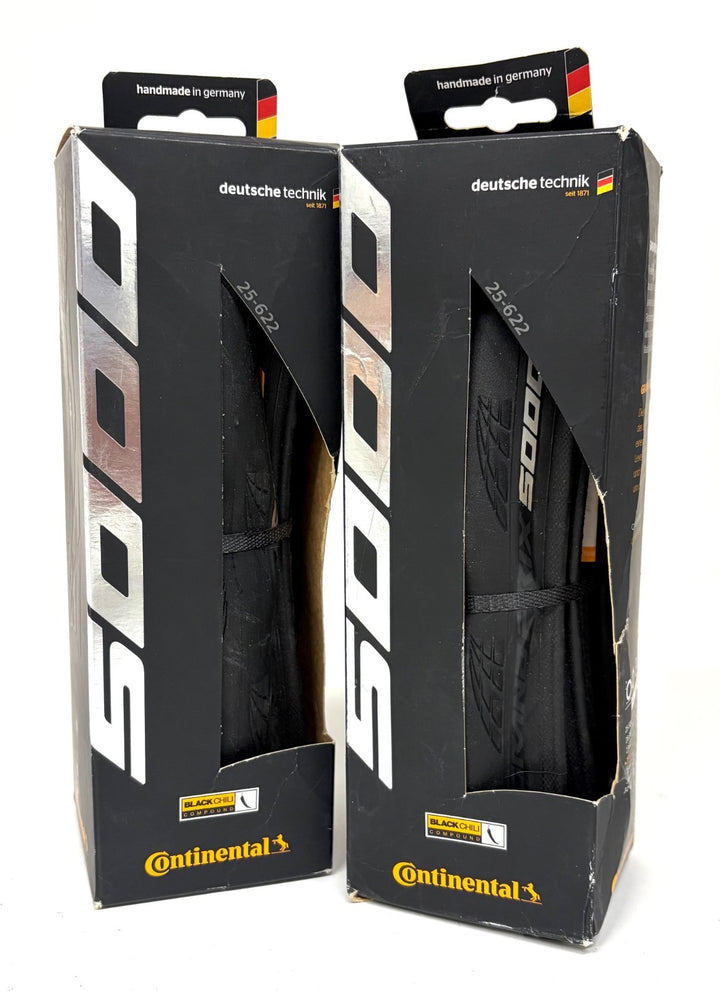 Continental Grand Prix GP 5000 Clincher Road Bike Tires 700 x 25c 1 PAIR BLACK