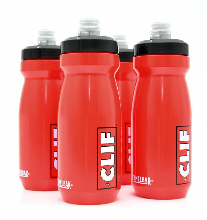 CamelBak Podium CLIF BAR 21 Oz Sport Water Bottle 4 PACK Red Black Bike Run Hike