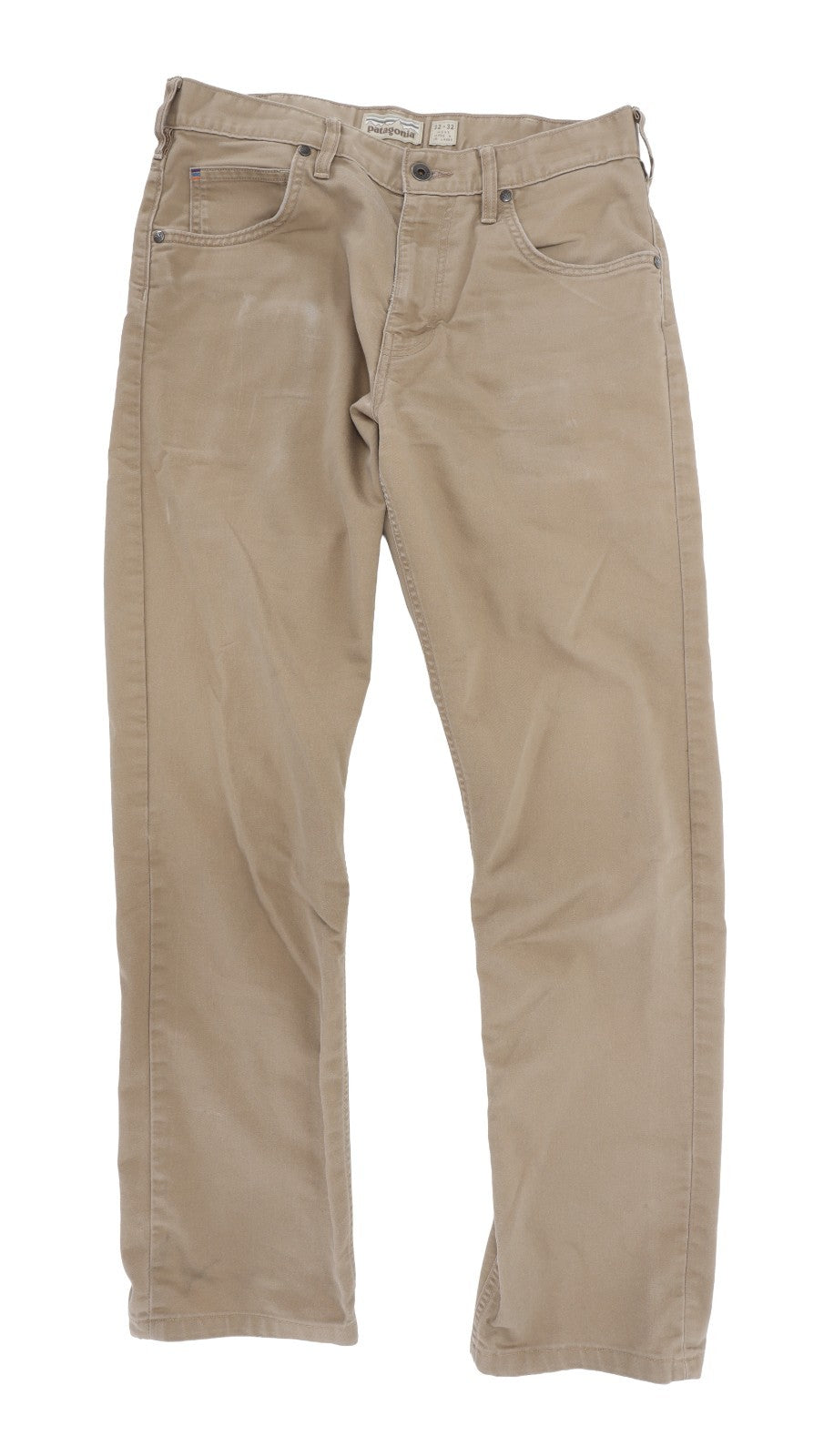 Patagonia Performance Twill Jeans Men 32 x 32in Straight Fit Tan Ironclad