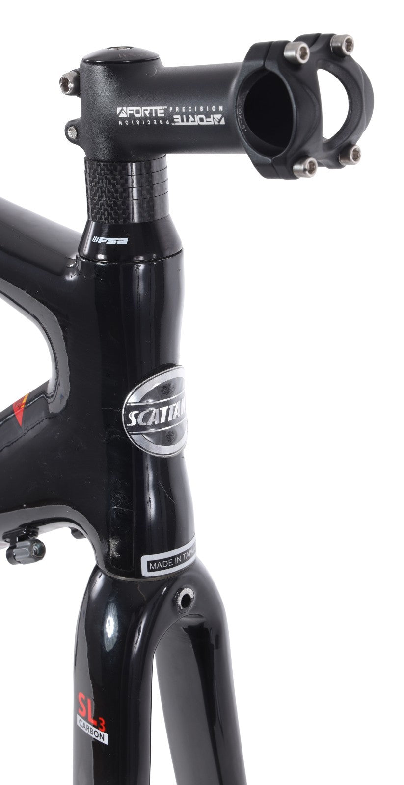 Scattante SL6 Race Carbon Road Bike Frameset MED 53cm BLACK 700c Rim Brake 2008