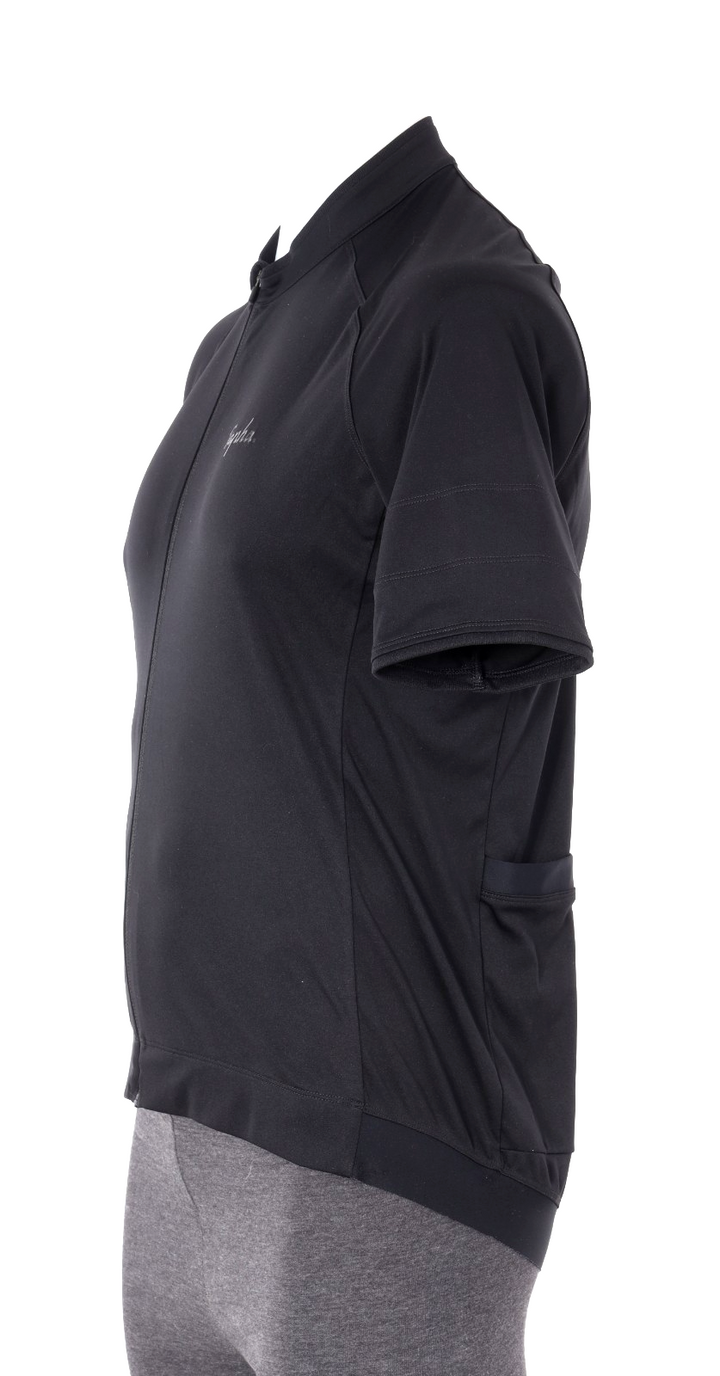 Rapha Core Short Sleeve Jersey Men XL Black Road Bike Gravel Cycling Race CX