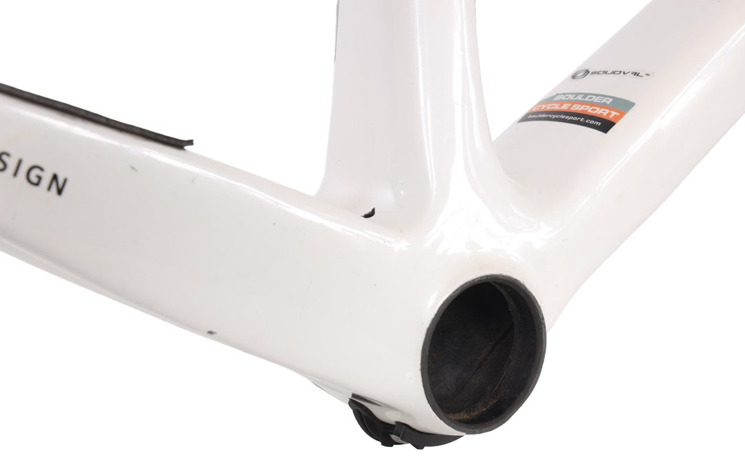 Cervelo R3 Carbon Road Bike Frameset 54cm White 700c Rim Brake QR Race Tri 2011
