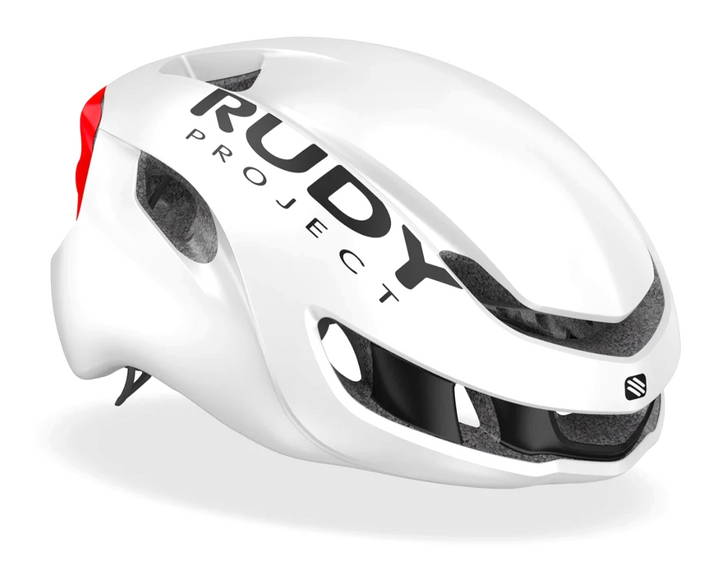 Rudy Project Nytron Road Bike Cycling Helmet LARGE 59-61cm MATTE WHITE/RED