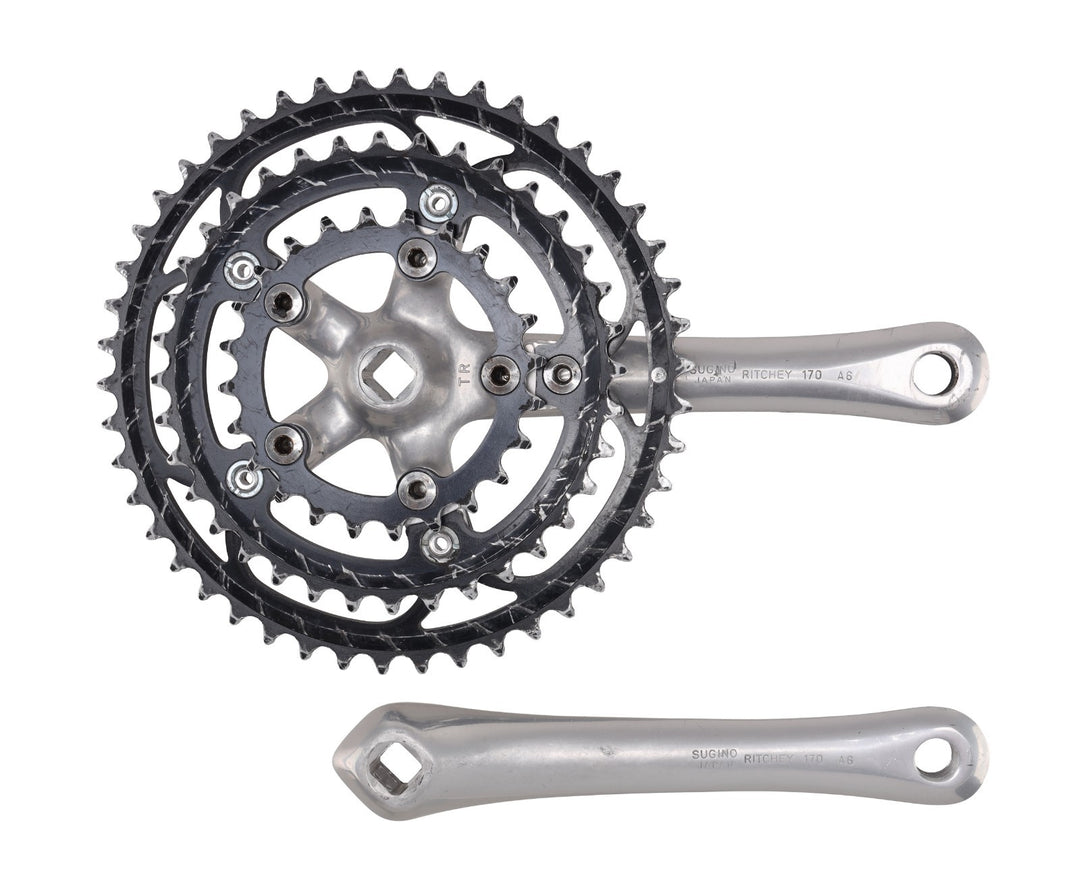 Ritchey Logic Sugino 3 x 8 Speed Mountain Bike Crankset 170mm 46/36/24T w/ BB