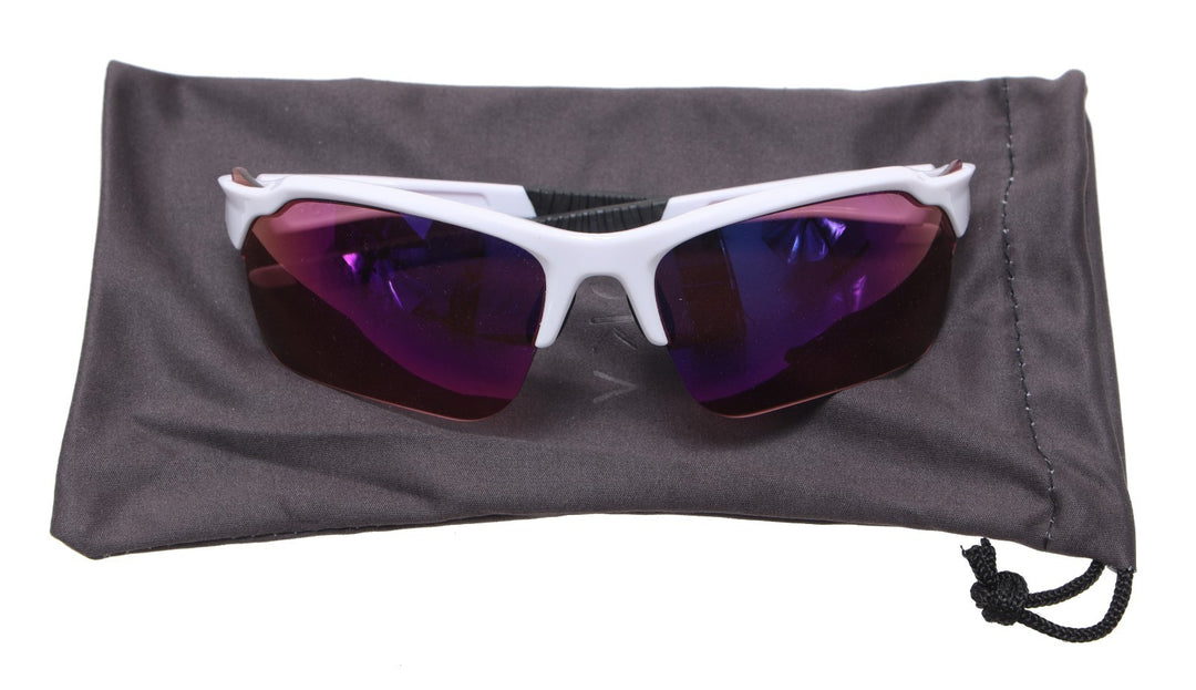 ROKA TL-1 Gloss White HC Fusion Mirror Lens 17% Sunglasses Road Bike Triathlon