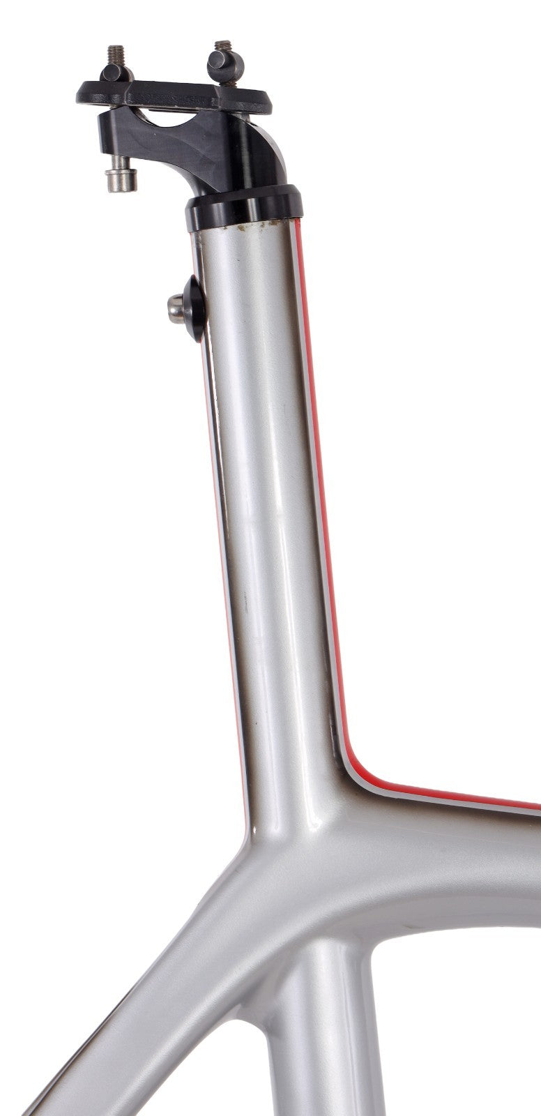 De Rosa King 3 Carbon Road Bike Frameset XXL 73cm Silver Rim Brake QR K1HM 2010