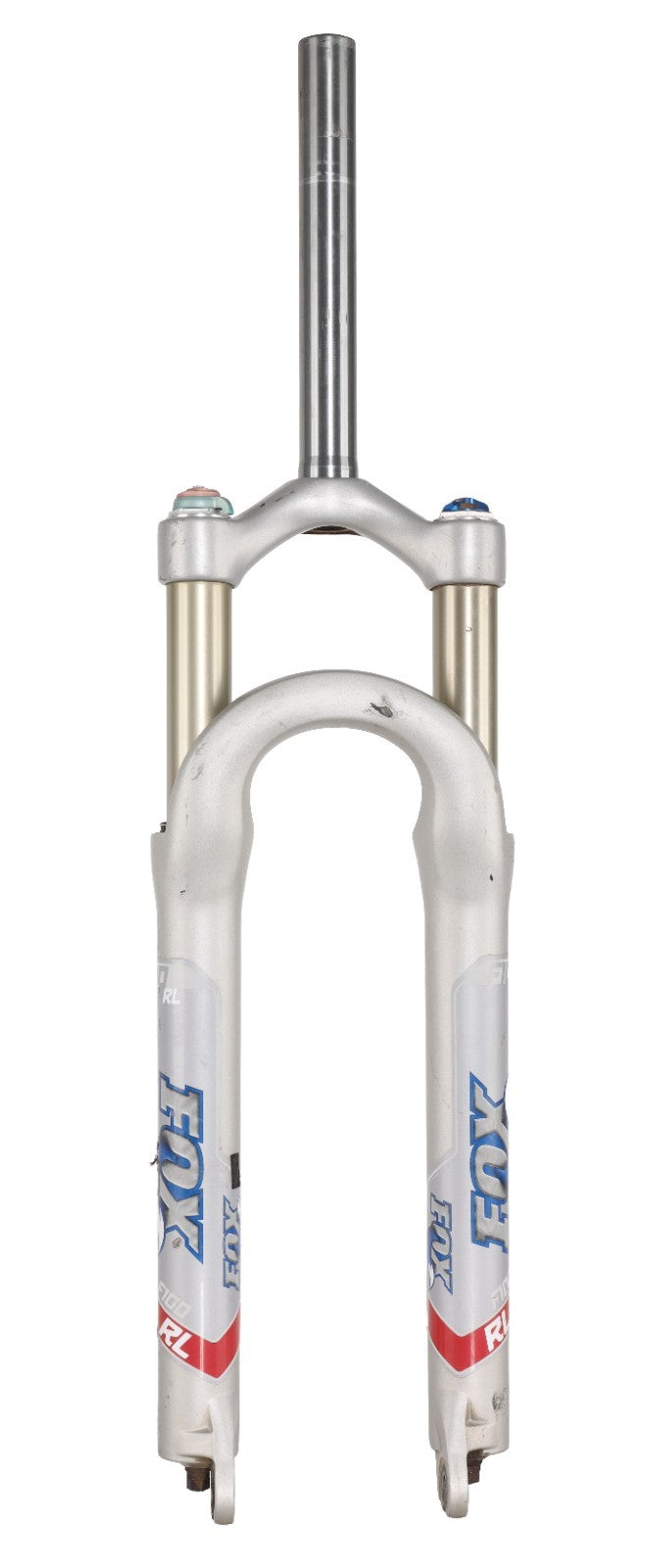 Fox Factory F100 RL Disc Mountain Bike Fork 26" 100mm w/ Lockout 32 SILVER QR