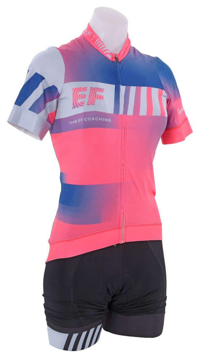 Rapha Women Team EF Coaching Pro Team Short Slv Cycling Kit XS/SMALL Pink Bike