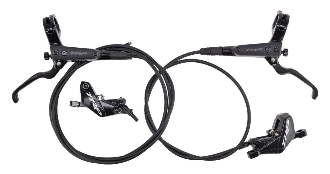 TRP Trail EVO HD-M843 Mountain Bike Levers w/ Disc Brake Calipers SET Post Mount