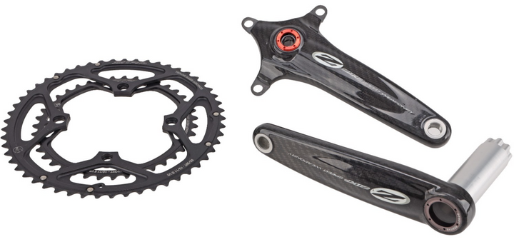Zipp VumaQuad 2x 10/11 Spd Carbon Road Bike Crankset BB30 175mm 53/39T 110BCD 4B