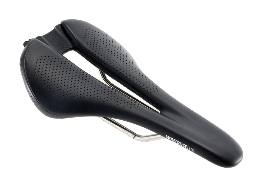 Bontrager Montrose Elite Road Bike Saddle 138mm BLACK 7x7mm Titanium Rail Gravel