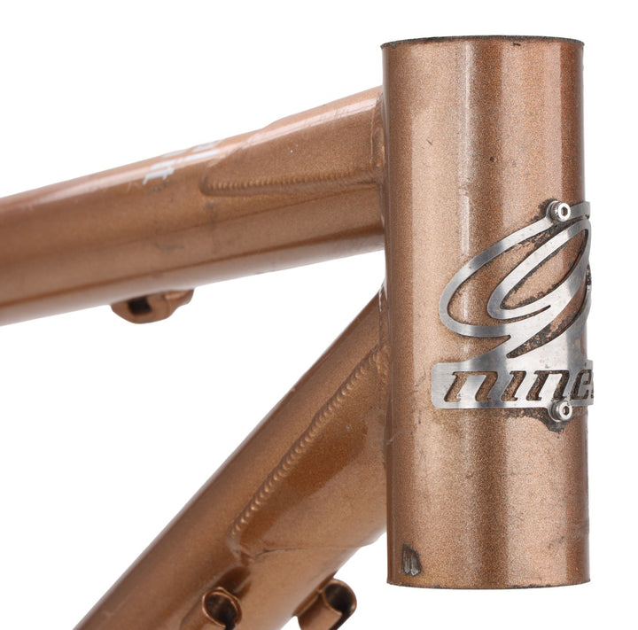 Niner SIR 9 V1 Steel Mtn Bike Frame MED Single Speed 29" Solid Gold Reynolds 853