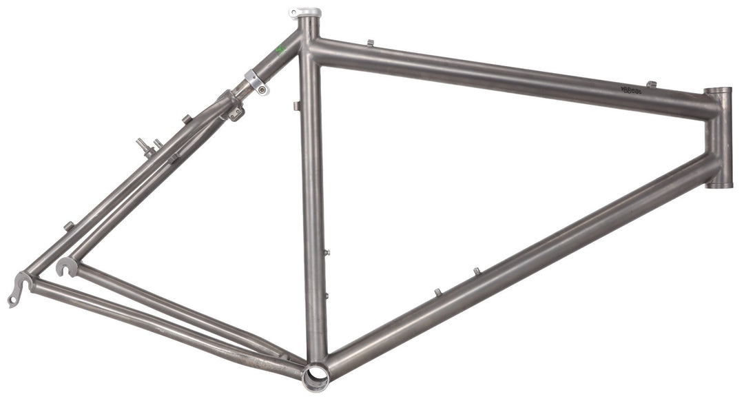 Moots YBBeat Titanium Softail Mountain Bike Frame 21" XL 30mm Rim Brake USA Ti