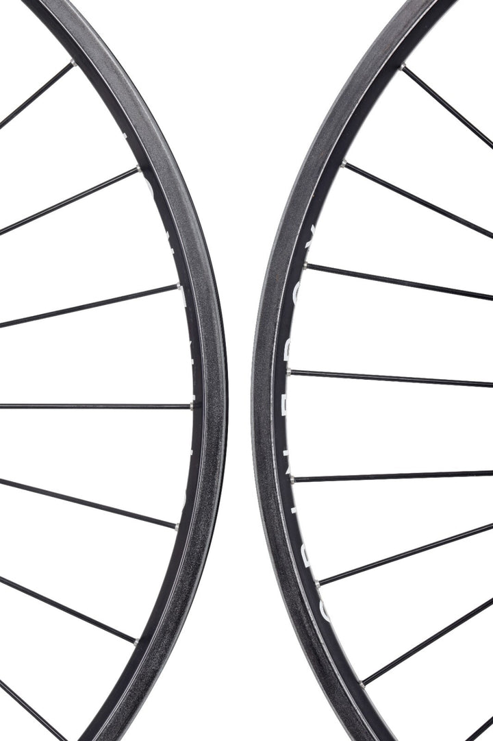 Spinergy Spox 26" Alloy 9/10s Carbon Spoke Mtn Bike Wheelset Shimano QR Vintage