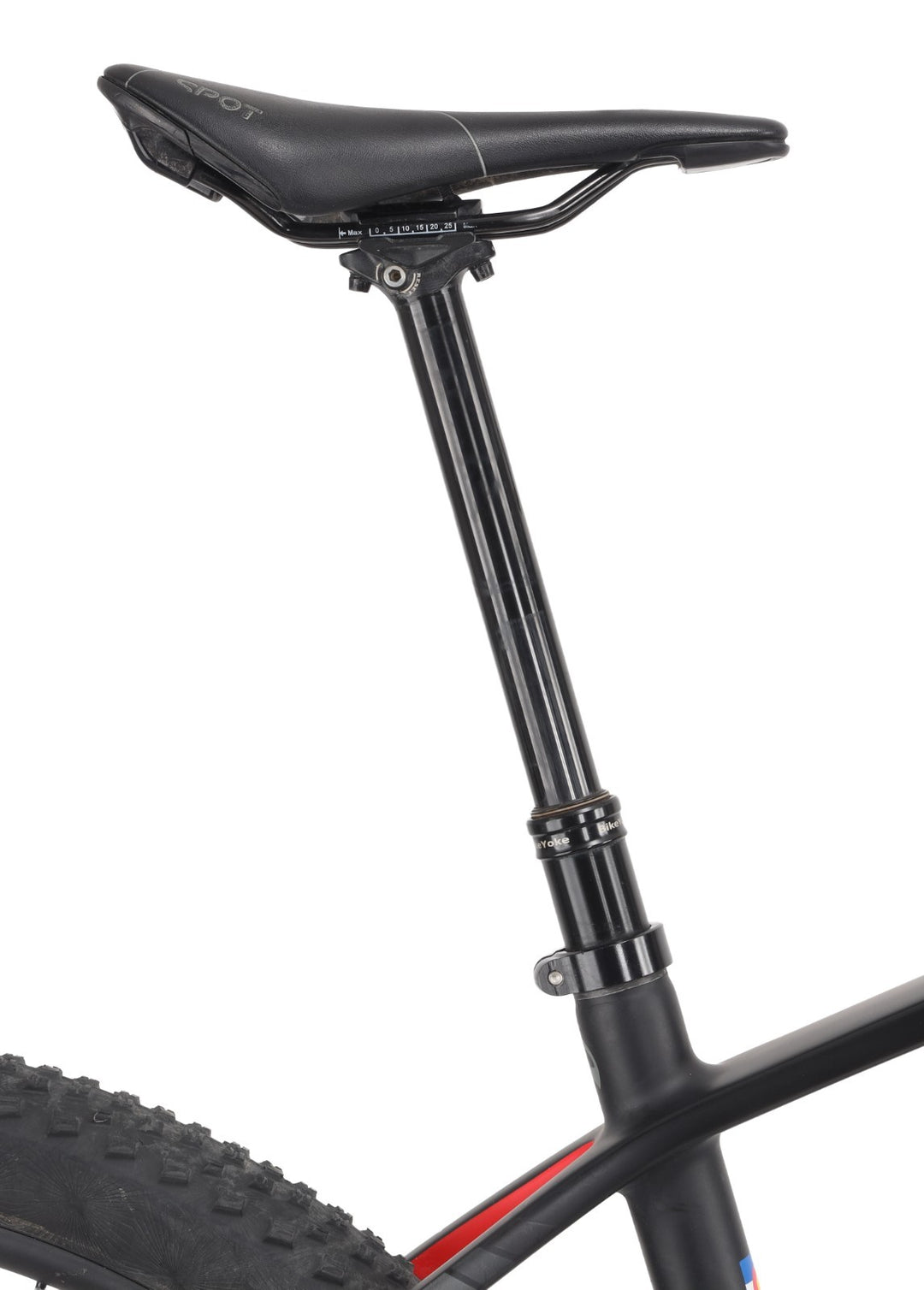 Spot Rocker Geared 29" Carbon Hardtail Mtn Bike 1x 11 Spd LG BLACK Fox SRAM 2023
