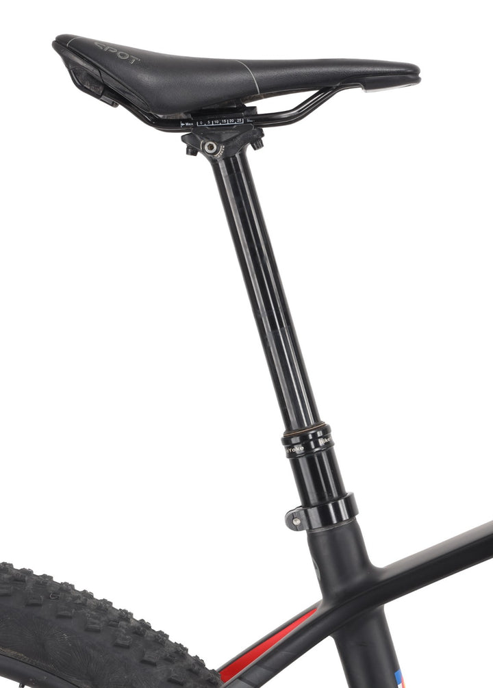 Spot Rocker Geared 29" Carbon Hardtail Mtn Bike 1x 11 Spd LG BLACK Fox SRAM 2023