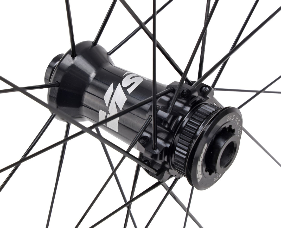 Vision TriMax AGX i23 Alloy Disc Tubeless Gravel Wheelset CL SRAM XDR 12 Sp 700c