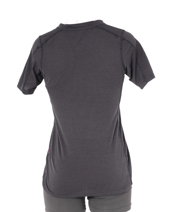 Velocio Mesh Mid-Weight SS Base Layer Women Crew SMALL Grey Road Gravel CX