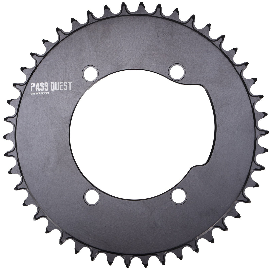 Pass Quest 1x 12 Speed Road Gravel Bike Single Chainring 46T 4-Bolt Alloy 110BCD