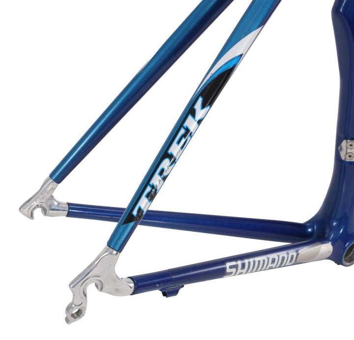 Trek Madone 5.2 OCLV 120 Carbon Road Bike Frameset XS 52cm Blue Rim QR USA 2006