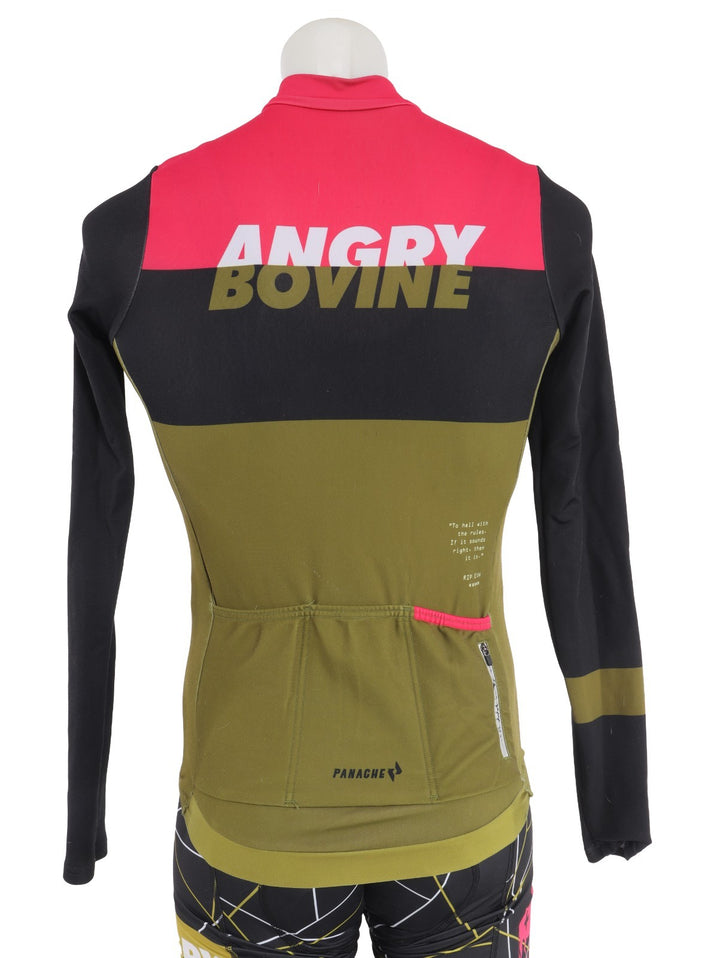 Panache Angry Bovine Short Slv Pro Air Road Cycling Kit Men S/M Mustard Gravel
