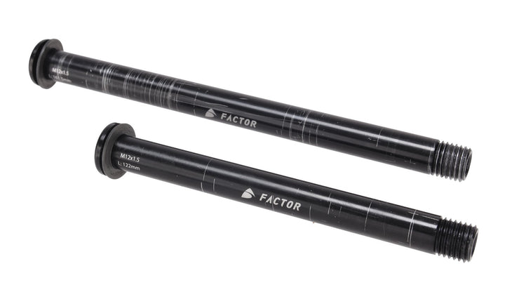 Factor Alloy Thru-Axle Set 100/142mm Front/Rear Disc Gravel Road OSTRO VAM O2 LS