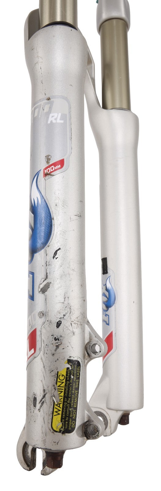 Fox Factory F100 RL Disc Mountain Bike Fork 26" 100mm w/ Lockout 32 SILVER QR