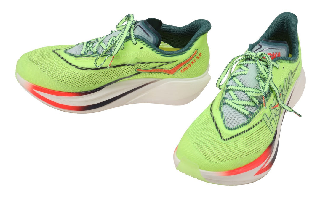 HOKA Cielo X1 3.0 Running Shoes US Men 9 EU 42 2/3 Neon Road