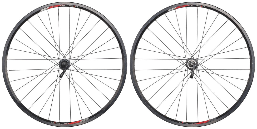 DT Swiss XR 4.1d Shimano XT Alloy 26” Clincher Mtn Bike Wheelset CL Disc 10s QR