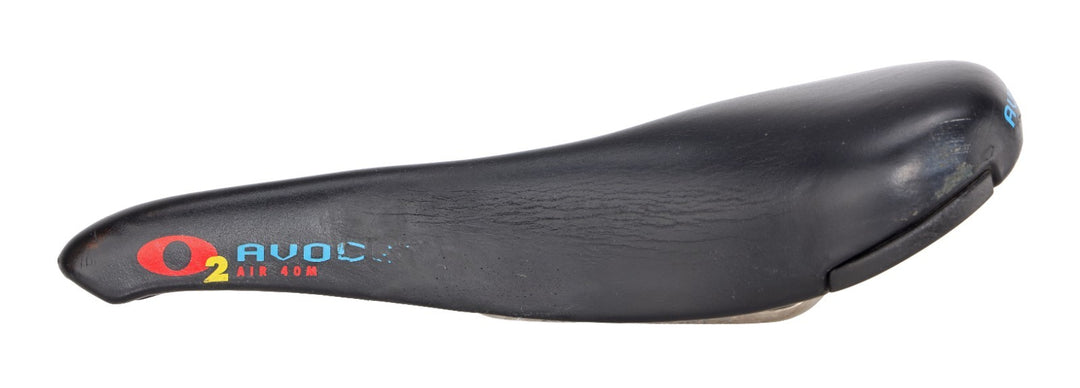 Avocet Air 40M O2 Road Bike Saddle 160mm 7 x 7mm Titanium Rail BLACK