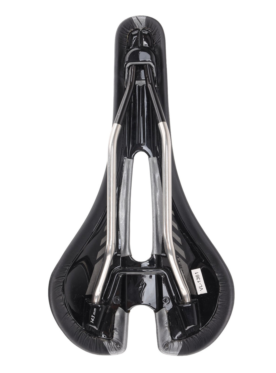 Specialized Romin Expert Gel Road Bike Saddle 143mm BLACK 7 x 7mm Hollow Ti Rail