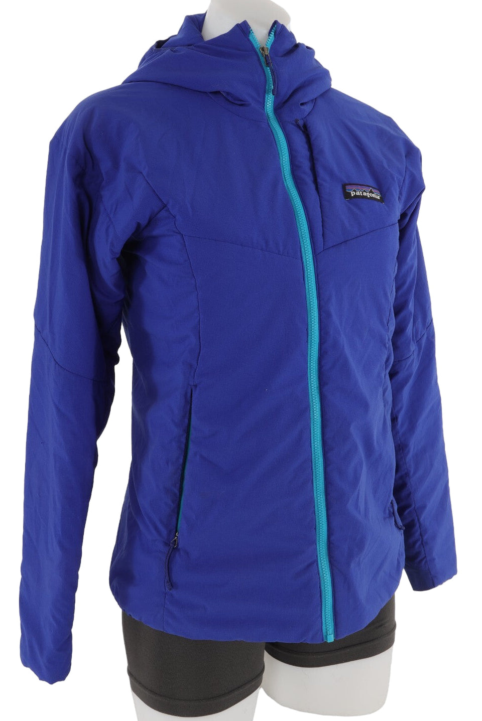 Patagonia Women's Nano-Air Hoody Jacket SMALL BLUE Casual Ski Hike Outdoor Hood
