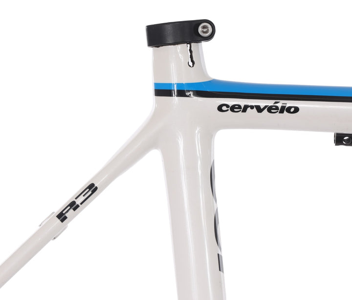 Cervelo R3 Carbon Road Bike Frameset 54cm White 700c Rim Brake QR Race Tri 2011
